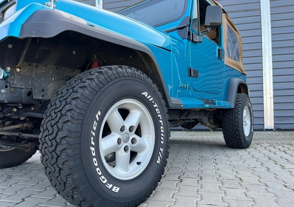 Jeep Wrangler cena 64700 przebieg: 152000, rok produkcji 1992 z Swarzędz małe 191